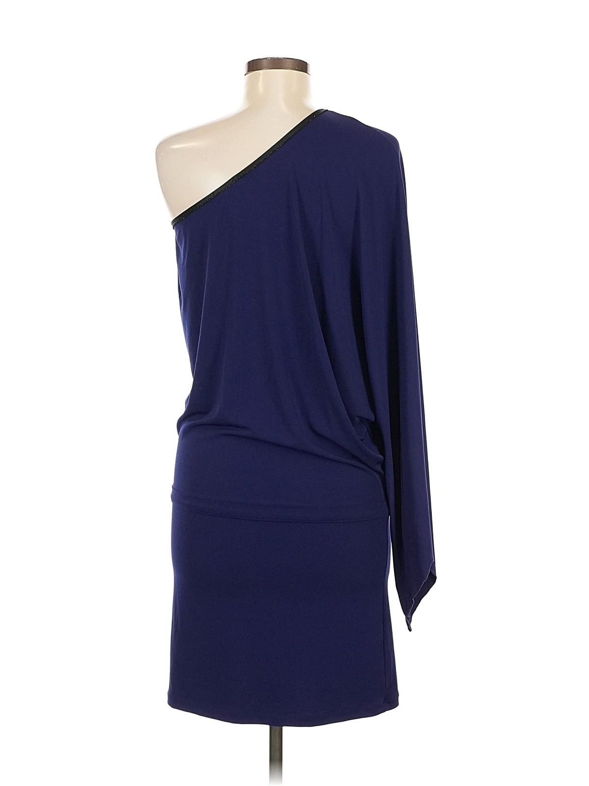Moda International Women Blue Cocktail Dress M