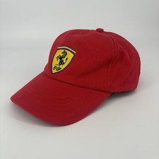 Ferrari RARE Vintage Hat Cap Red Officially Licensed Number Authenticity