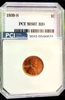 1939 S BU Lincoln Wheat Penny "Stunning details Uncirculated Gem"