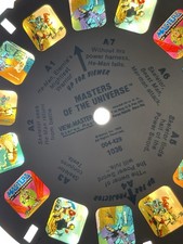 1983 Masters of the Universe He-Man Viewmaster View Master reels slides lot x 3