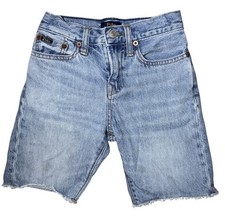 Polo Ralph Lauren Boys Size 8 Sullivan Slim Denim Cut Off Shorts Blue