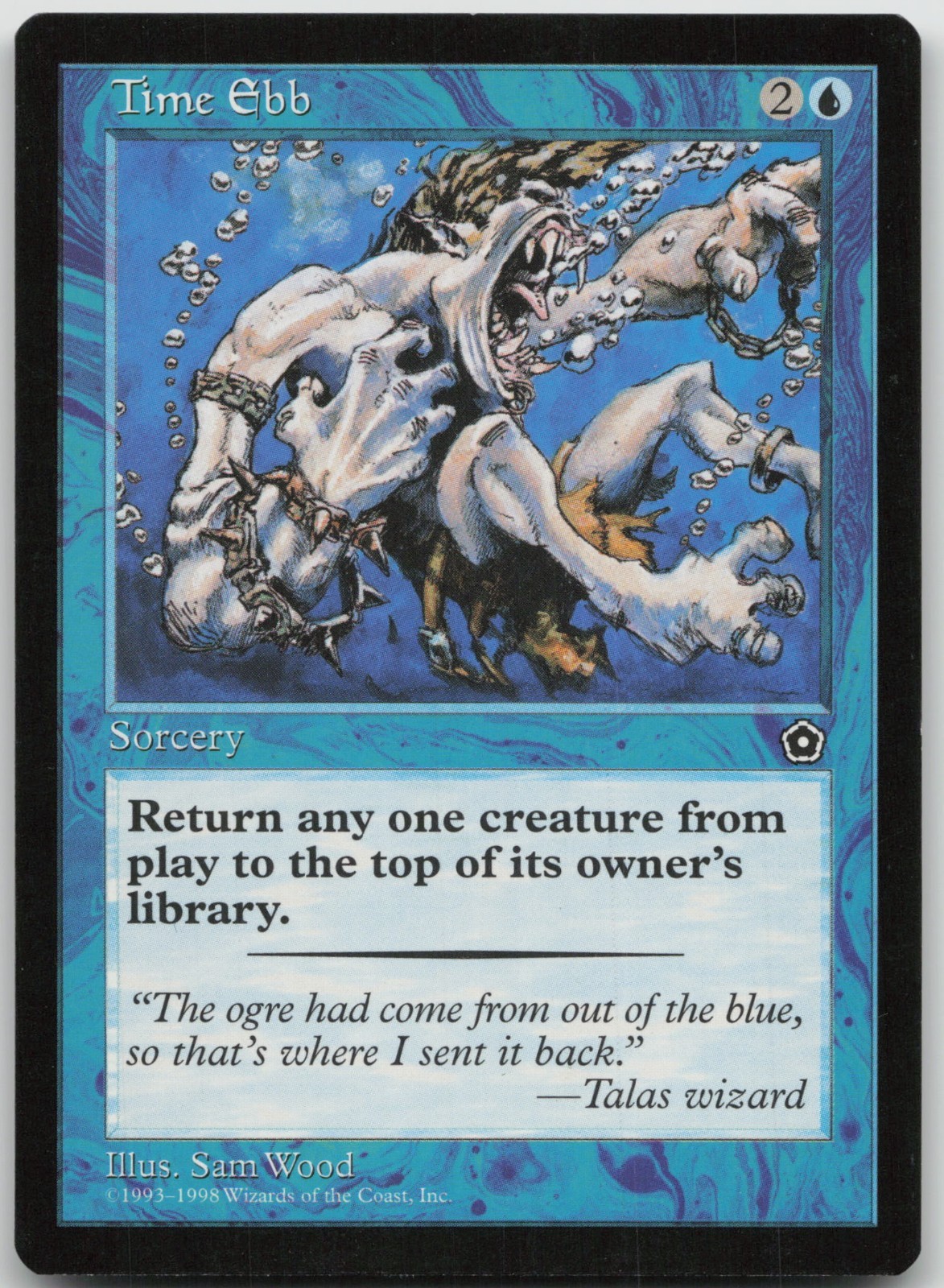 Time Ebb Common Portal Second Age Magic: The Gathering Near Mint