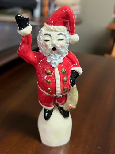 Adrian Pottery USA Santa Claus Pie Bird