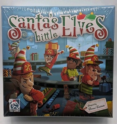 Santa's Little Elves Christmas Board Game (2002, TGG Games) NEW/Sealed