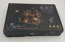 DIY Magic Luna Magic House Model Building Kit - 14+ Miniature Set Book Nook- NEW