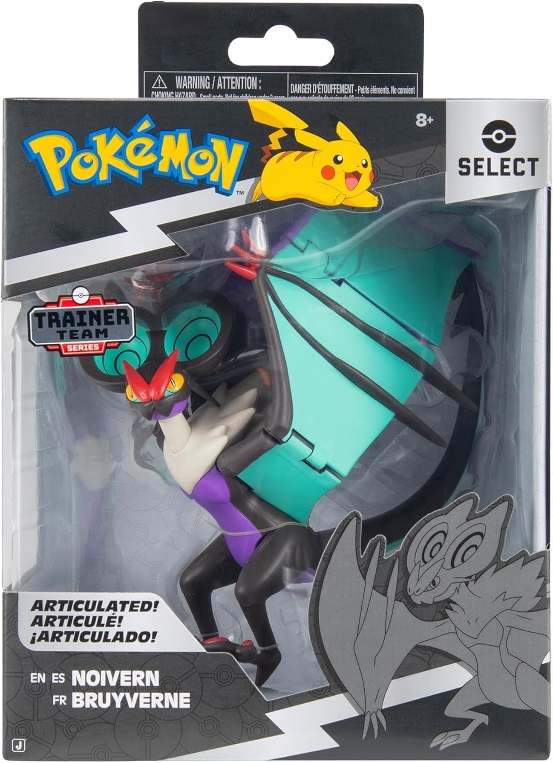 Pokémon Select Noivern Action Figure - Series 10 Articulated Collectible Figure
