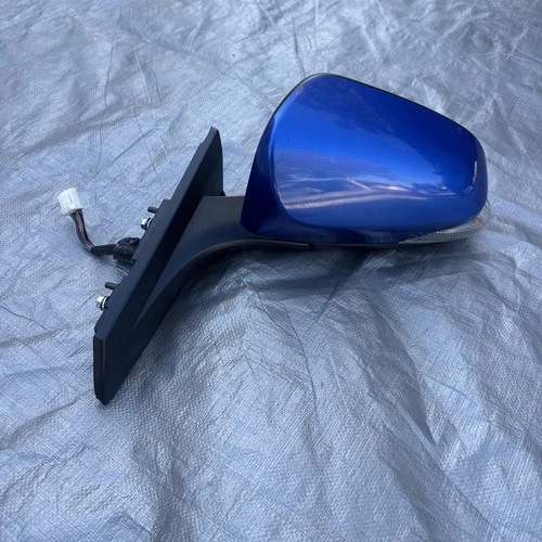 18-22 Toyota C-HR Front Left Driver Side Door Rear View Mirror Blue OEM