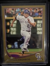 2013 Topps #186 Jordan Pacheco /2013 Gold Colorado Rockies