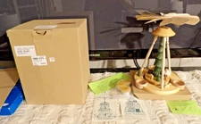 Vintage Kathe Wohlfahrt German Wooden Christmas Pyramid Christmas Shepperd New