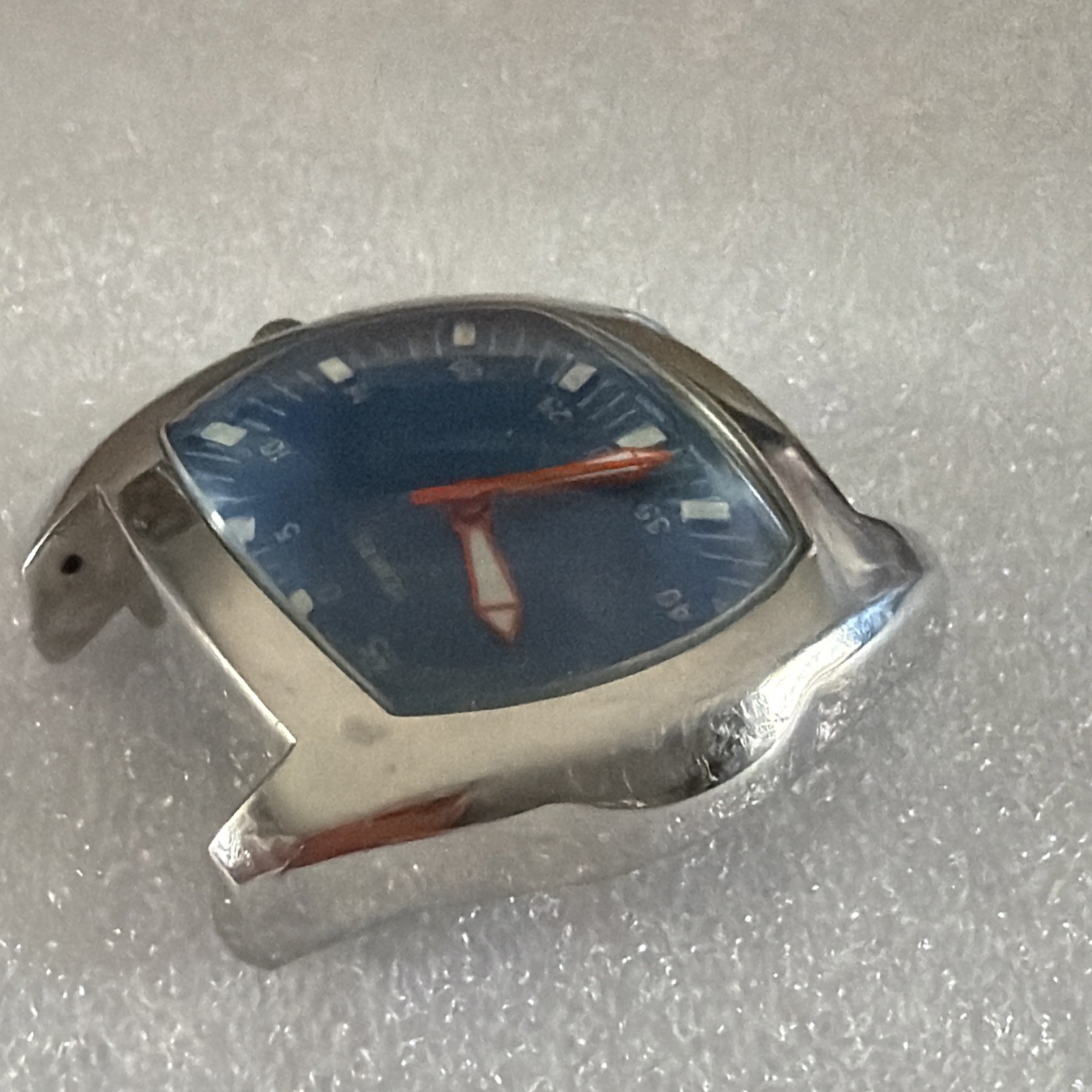 Rare TERNER MENS WATCH RECTANGULAR Dial Silver Ba… - image 5