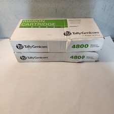 Tally Genicom 4800 Black Ribbon Cartridge 4A0040B02 Genuine New Sealed Lot Of 2