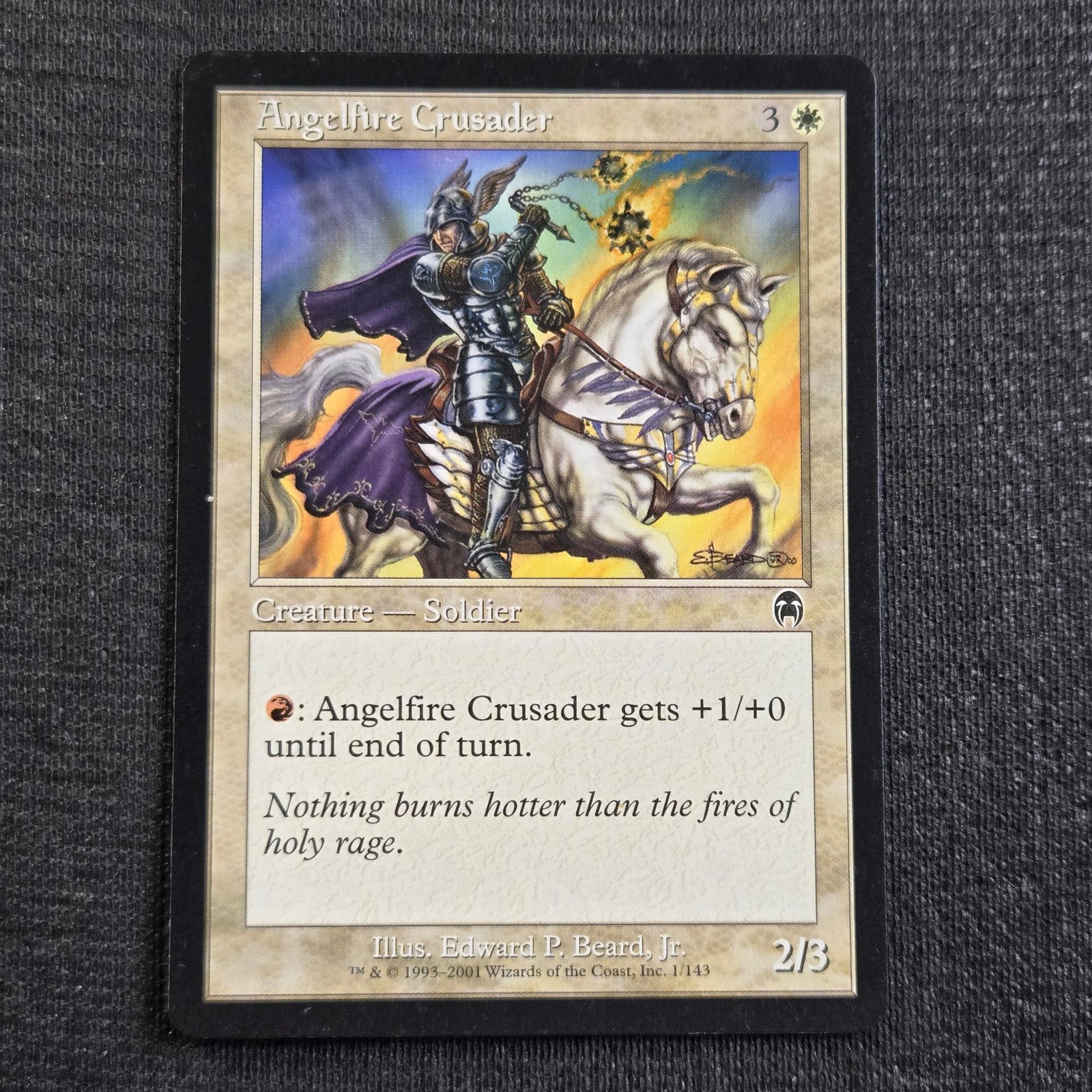 Magic: The Gathering Apocalypse Angelfire Crusader Common 1 Lightly Played