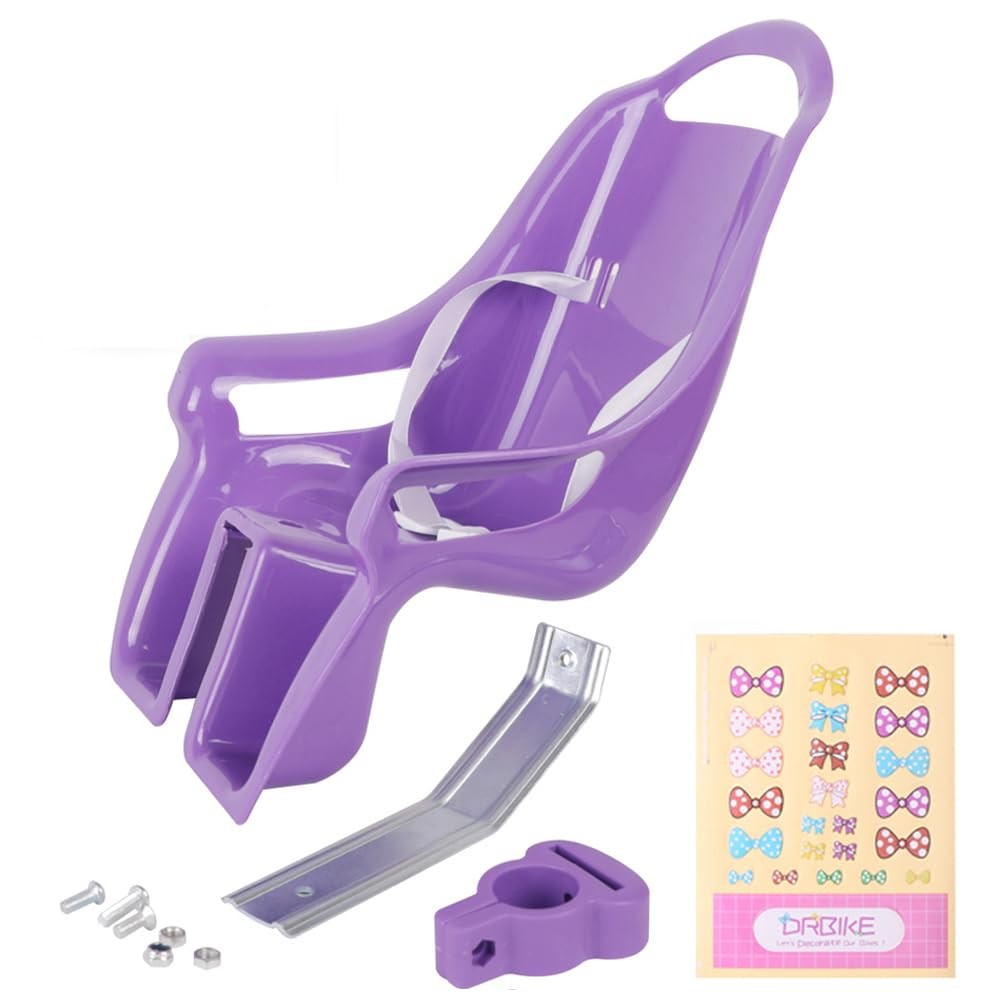 DRBIKE Bebé Muñeca Asiento de Bicicleta para Niño Accesorio de Bicicleta con Decorarse D...