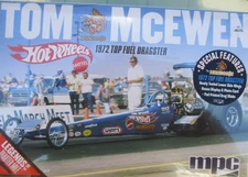 🔥Tom McEwen Hot Wheels 1972 Top Fuel Dragster 1:25 KIT WRAPPED MPC855/12 MPC