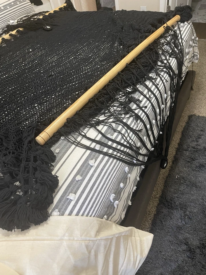 Hamaca grande de algodón Foto 3 de 4