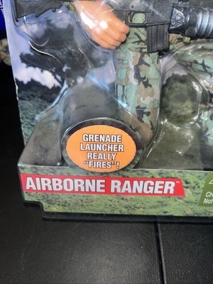 Gi Joe Airborne Ranger with Grenade Launcher 12” GIJOE Hasbro