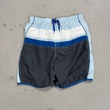 OP Ocean Pacific Mens Blue Colorblock Swim Trunks Board Shorts XL Vintage Y2K