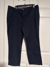 NWT Tommy Hilfiger Hampton Stretch Slim Chino Size 16 Navy