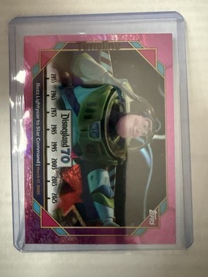 2025 Topps Disneyland 70th - Buzz Lightyear to Star Command Pink Shimmer
