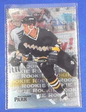 Richard Park 1995-96 Metal Promo Sheet Singles #4 Pittsburgh Penguins