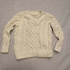 Hope & Henry Toddler Tennis Sweater 18-24 Month Cable-knit Organic Cotton Fisher