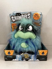 Pomsies Grumblies Hydro Plush Interactive Surfer Toy - Blue