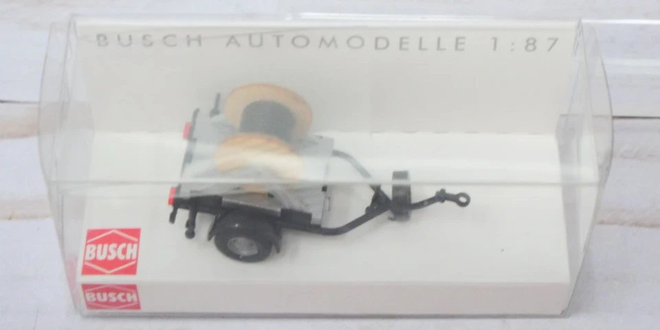 Busch Automodelle 59961, Cable Reel Trailer, 1/87 HO Scale - Image 2 of 3