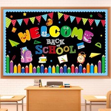 Welcome Bulletin Board Decorations Back To School Colorful Classroom Cutouts