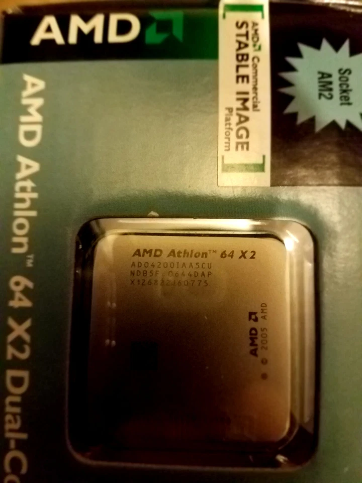 AMD Athlon 64 X2 4200 2 Core 2.2 GHz Socket AM2 CPU ADO4200CUBOX ADO4200IAA5CU - Image 3 of 4