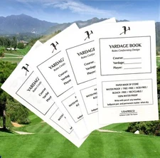 Golf Yardage Book 4 pcaks All Weather Stone Paper Water Proof Yardage Book Go...