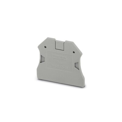 3047028, Phoenix Contact, End cover, L: 47 mm, W: 2.2 mm, H: 39.8 mm, Lot of 10