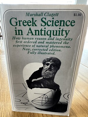 Greek Science in Antiquity Paperback Book Marshall Clagett Collier Vintage 1969