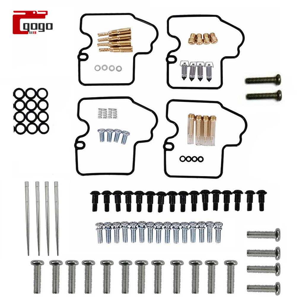 4X of Carb Carburetor Repair Kit For Yamaha YZF R6 1999 2000-2002 YZFR6 ...
