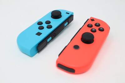 Official Nintendo Switch Joy Con Controllers - Neon Blue / Neon