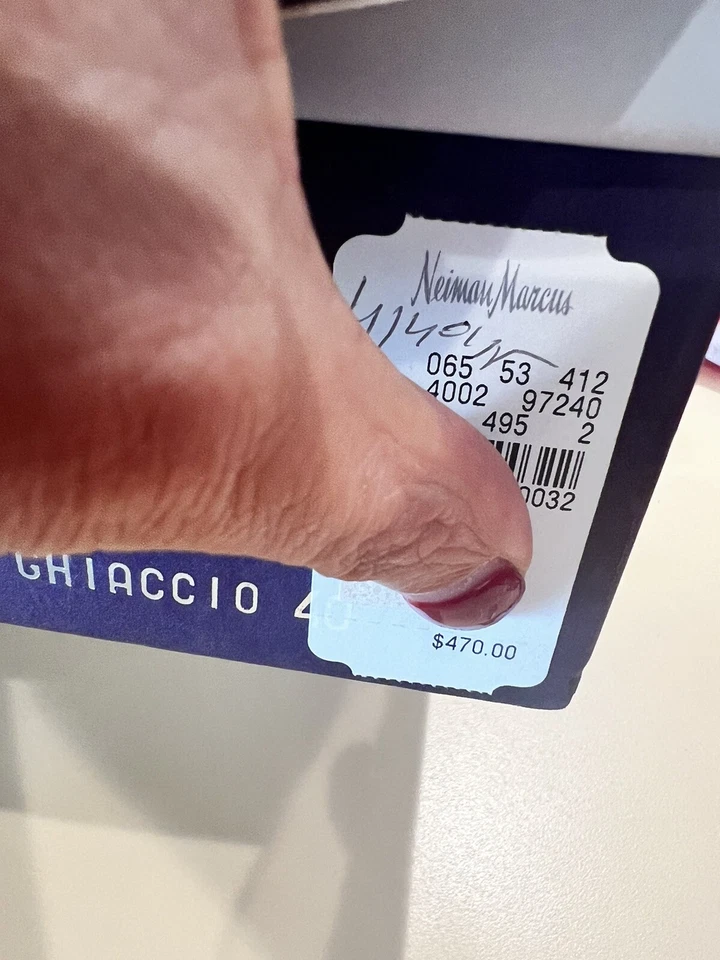 Sandalias PRADA Y2K 40 10 informales sin cordones gatito deslizable cuero gamuza azul Italia Foto 3 de 4