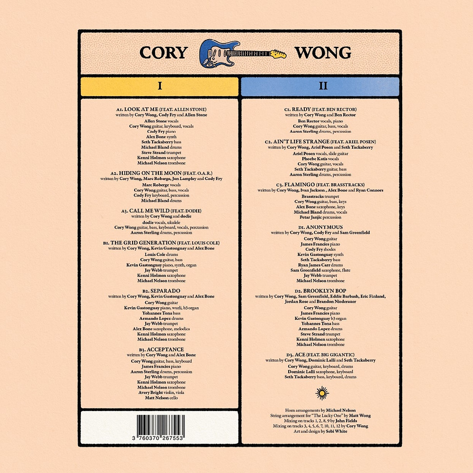Cory Wong (Vulfpeck) - The Lucky One Opaque Gold Vinyl (2023