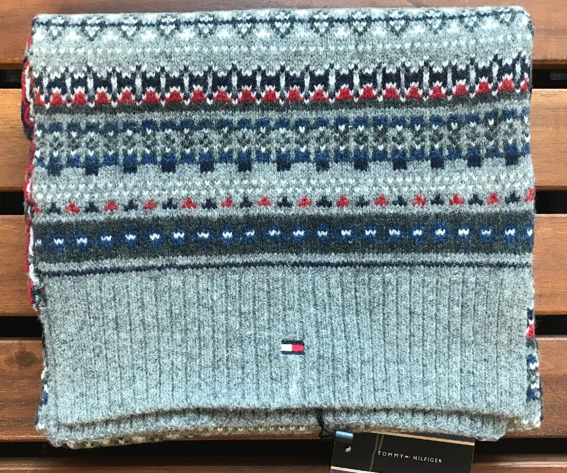 Tommy Hilfiger Foto Winter Scarf - Grey - E387863470-043