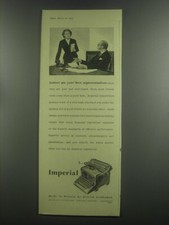 1953 Imperial Typewriter Ad - Letters are your best representatives thumbnail