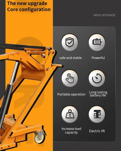 Teleskop Elektrische Gabelstapler Werkstatt 24v Batterie Palettengabelstapler - Bild 10 von 22