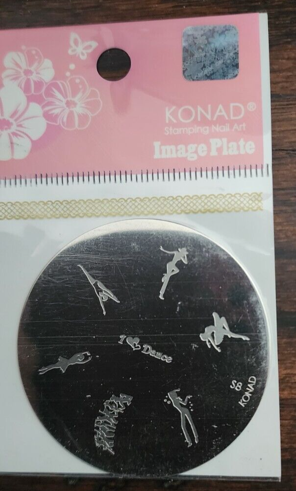 Konad Stamping Nail Art Plate S8 - New