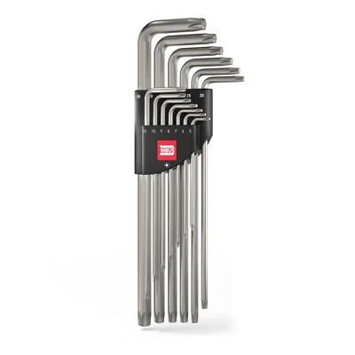 INBUS TORX® Winkelschraubendreher Set Extralang 13tlg TX5–TX50 Winkelschlüssel Satz