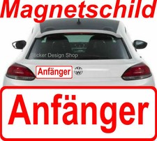 Znak magnetyczny Początkujący Magnet Auto Naklejka samochodowa Znak magnetyczny Nowy