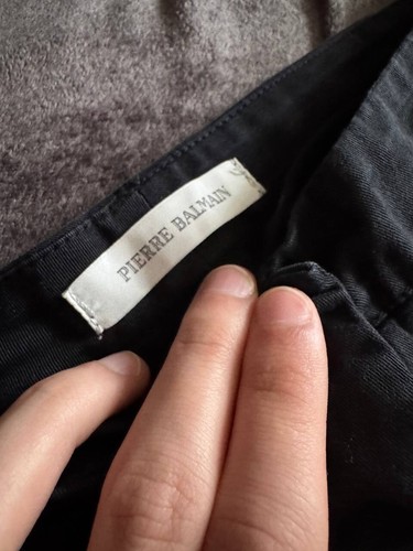 Pierre Balmain vintage zipper womans black jeans avant-garde - Picture 5 of 15