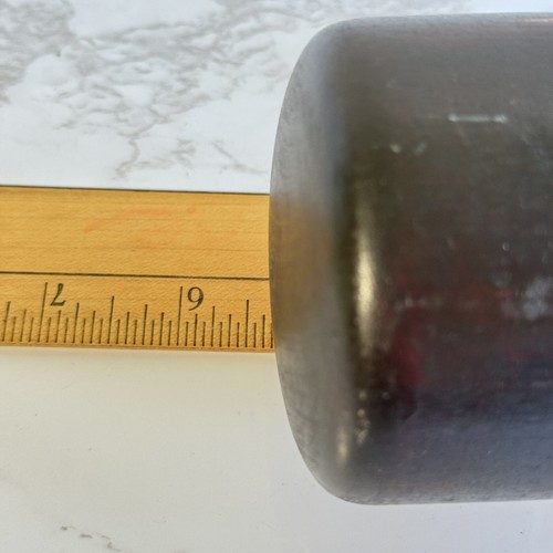 Diente de león arco rojo firmado vintage Sosaku Kokeshi por Tsuneyuki estilo moderno - Imagen 7 de 8