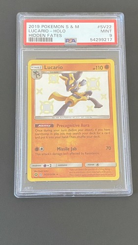 Lucario graded PSA 9 for sale on eBay