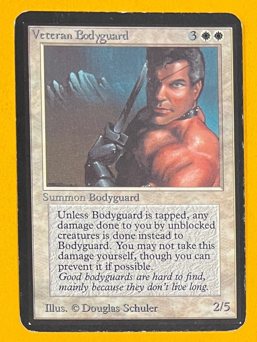 MTG veteran bodyguard