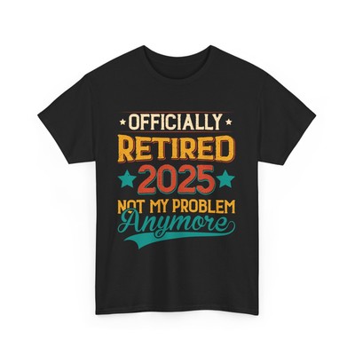 Retirement Gift T-Shirt – Vintage ‘Retired 2022’ Design, Navy Blue, Unisex Comfort Cotton Tee - View #6