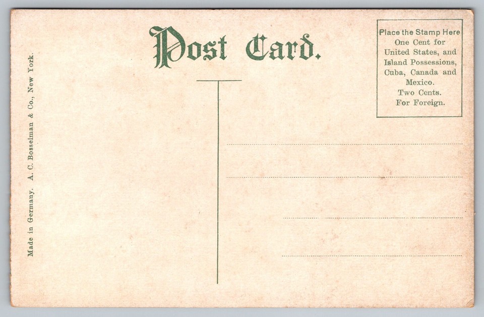 Jackies Bathing US Navy Sailors Swimming Off Side Of Ship Postcard