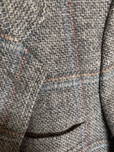 Vintage Pendleton Mens Wool Tweed Blazer Sport Coat Jacket Two Button Size 46 L - Picture 3 of 6