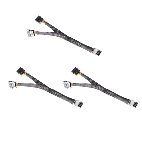 8Pin to 2x4Pin Power Supply Cable for TS540 TD340 Servers Backplane Power - Picture 3 of 10